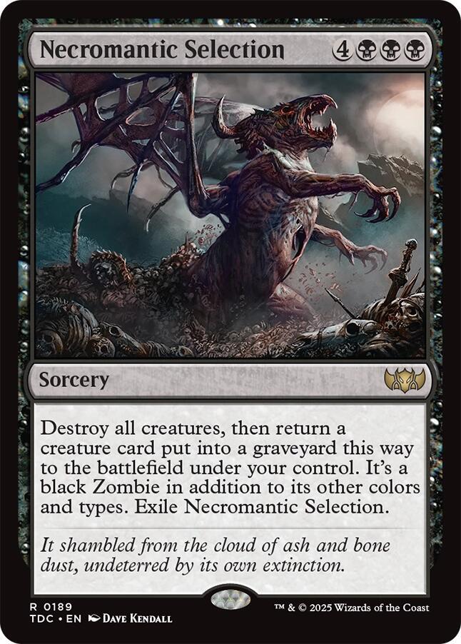 Necromantic Selection | Commander: Tarkir: Dragonstorm #189