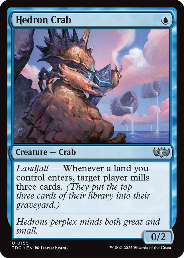 Hedron Crab | Commander: Tarkir: Dragonstorm #155