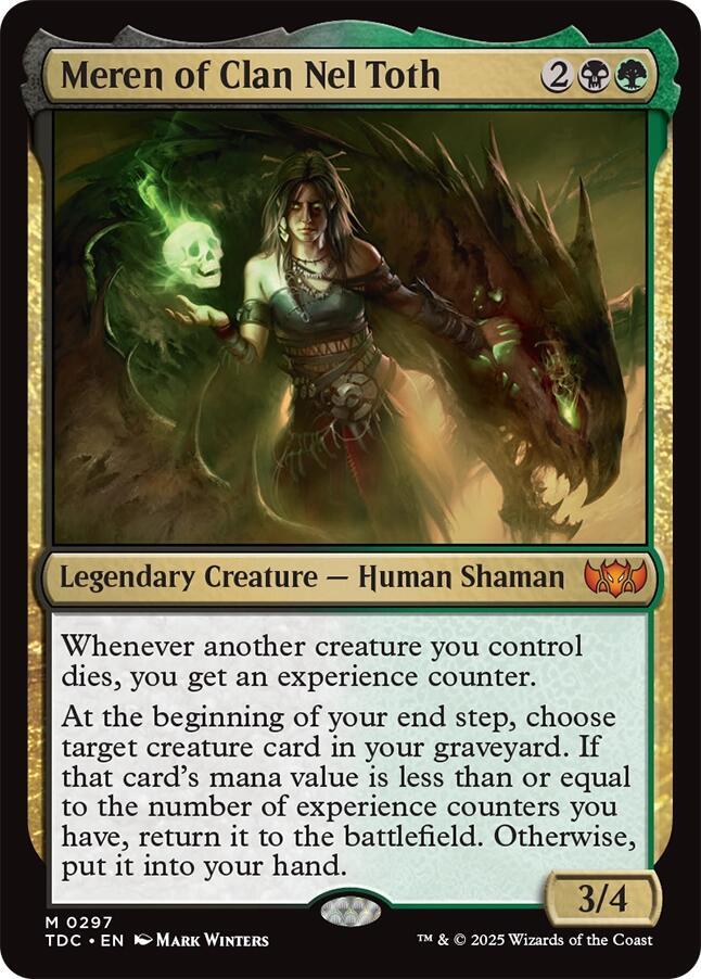 Meren of Clan Nel Toth | Commander: Tarkir: Dragonstorm #297