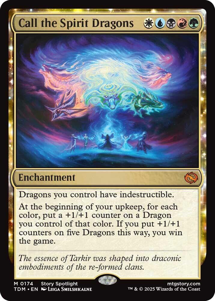 Call the Spirit Dragons | Tarkir: Dragonstorm #174
