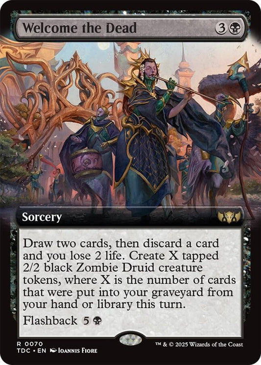 Welcome the Dead (Extended Art) | Commander: Tarkir: Dragonstorm #70