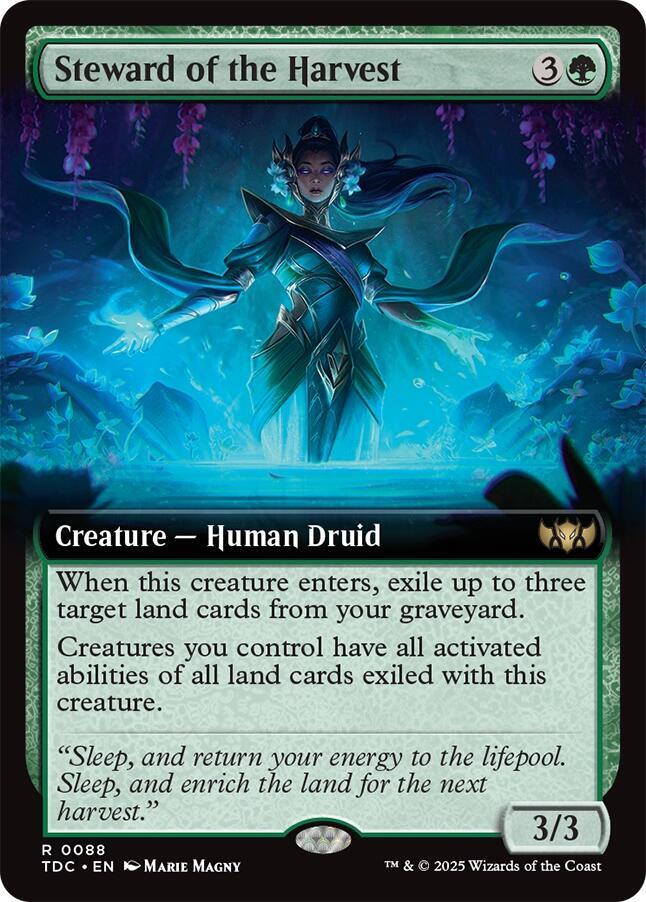 Steward of the Harvest (Extended Art) | Commander: Tarkir: Dragonstorm #88