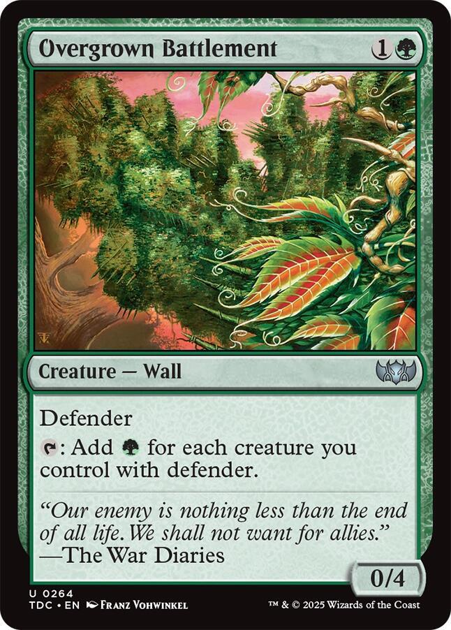 Overgrown Battlement | Commander: Tarkir: Dragonstorm #264