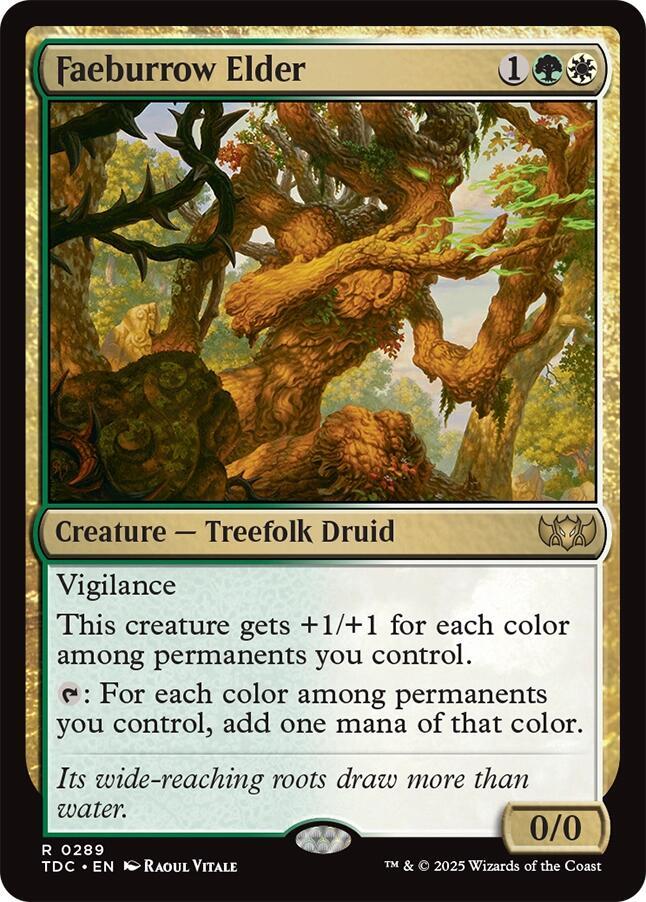 Faeburrow Elder | Commander: Tarkir: Dragonstorm #289