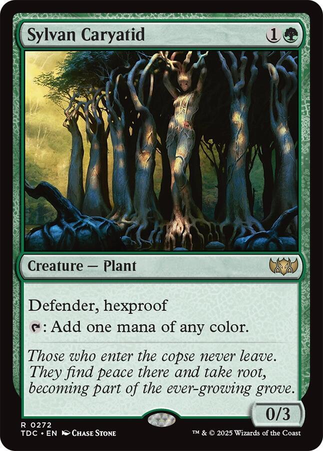 Sylvan Caryatid | Commander: Tarkir: Dragonstorm #272
