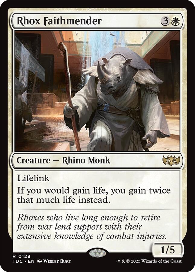 Rhox Faithmender | Commander: Tarkir: Dragonstorm #128
