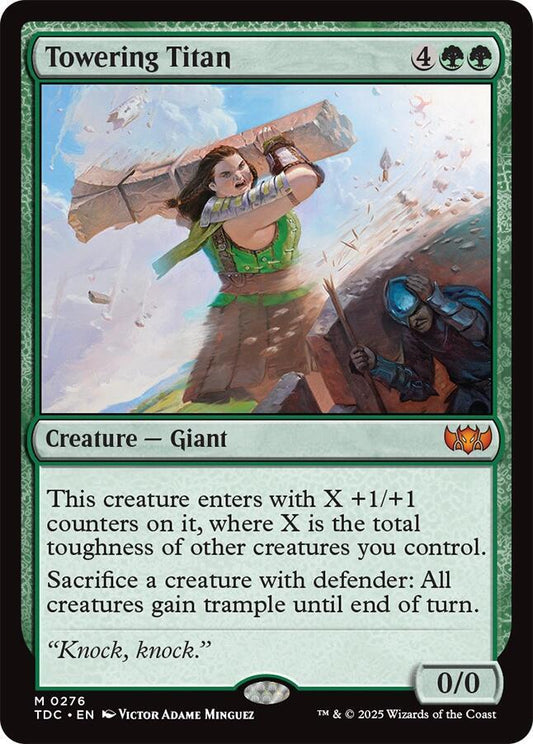 Towering Titan | Commander: Tarkir: Dragonstorm #276