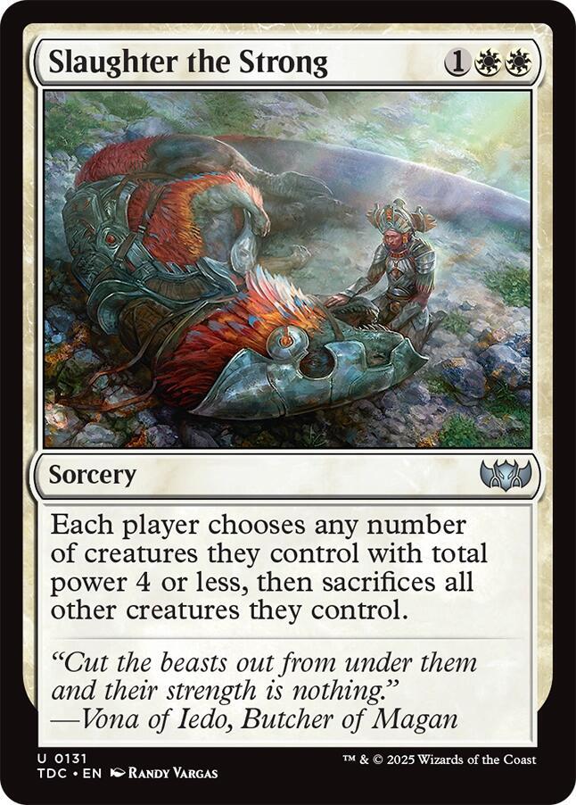 Slaughter the Strong | Commander: Tarkir: Dragonstorm #131