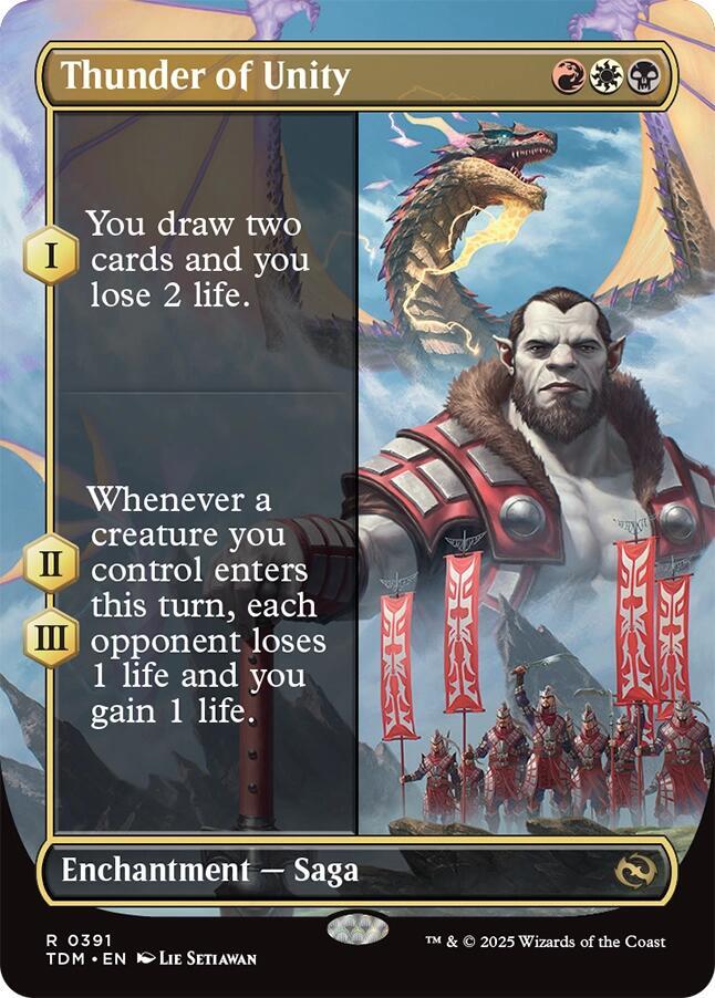 Thunder of Unity (Borderless) | Tarkir: Dragonstorm #391