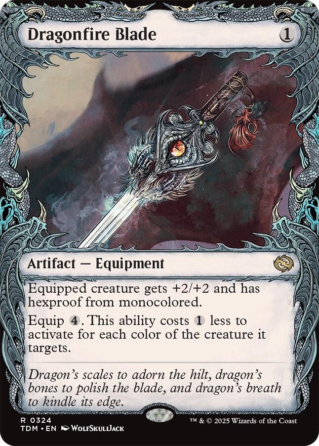 Dragonfire Blade (Showcase) | Tarkir: Dragonstorm #324