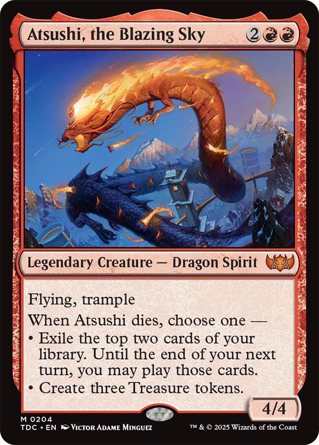 Atsushi, the Blazing Sky | Commander: Tarkir: Dragonstorm #204