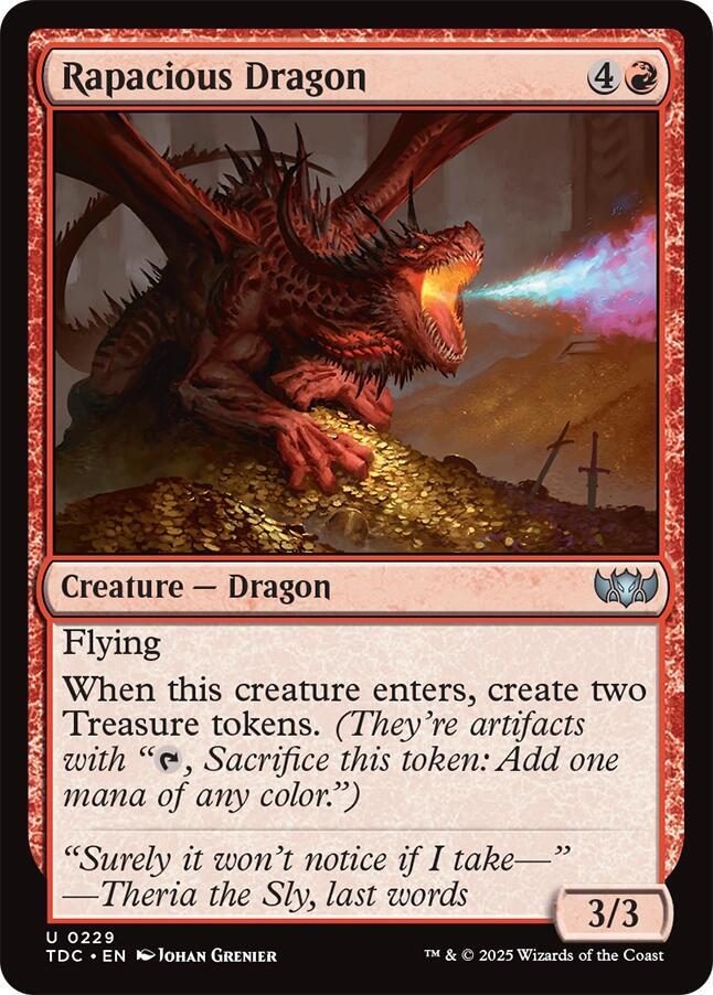 Rapacious Dragon | Commander: Tarkir: Dragonstorm #229