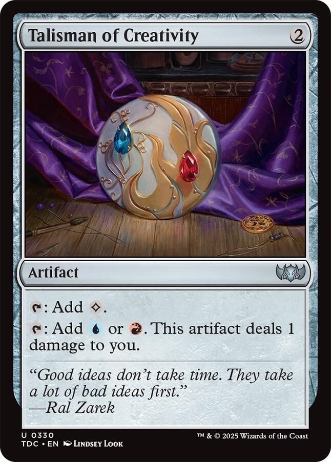Talisman of Creativity | Commander: Tarkir: Dragonstorm #330
