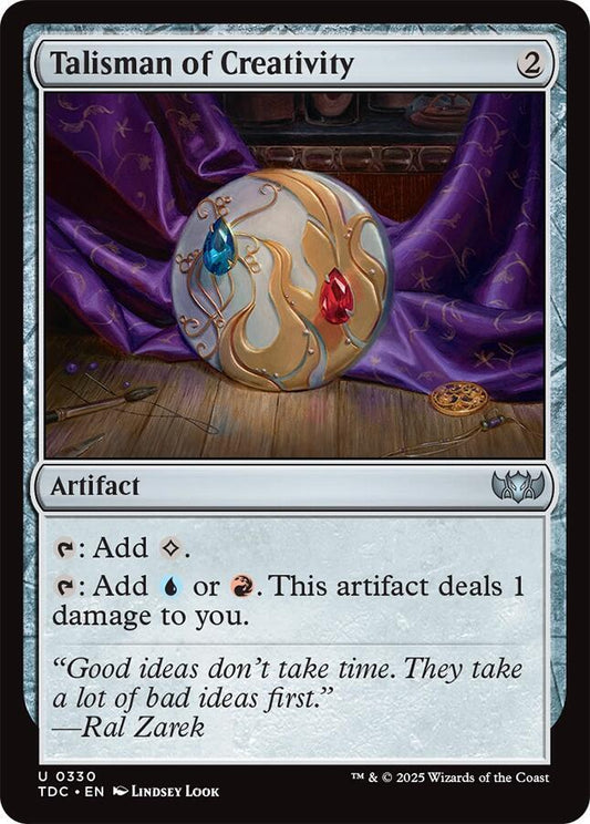 Talisman of Creativity | Commander: Tarkir: Dragonstorm #330