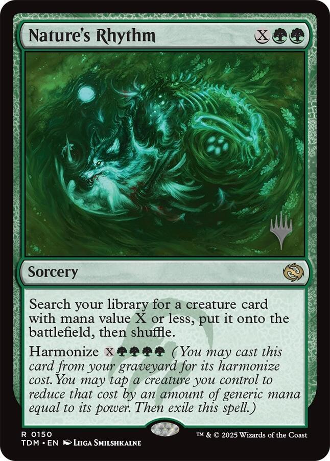 Nature's Rhythm | Promo Pack: Tarkir: Dragonstorm #150