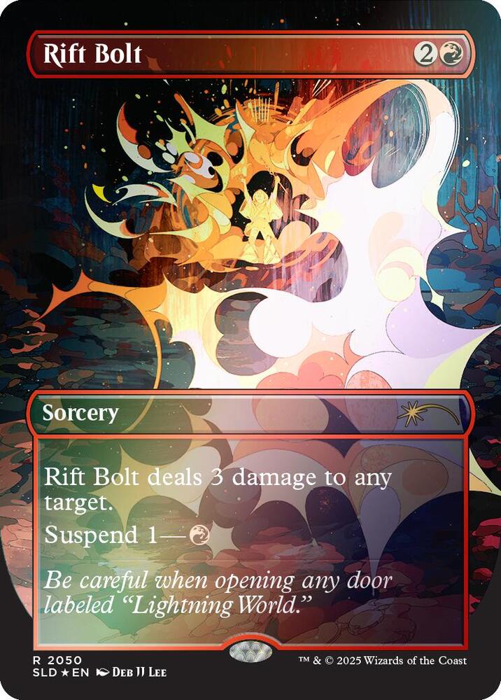 Rift Bolt (2050) (Rainbow Foil) | Secret Lair Drop Series #2050