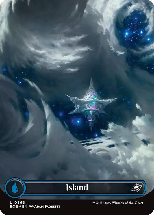 Island (0368) (Borderless) (Galaxy Foil) | Edge of Eternities #368