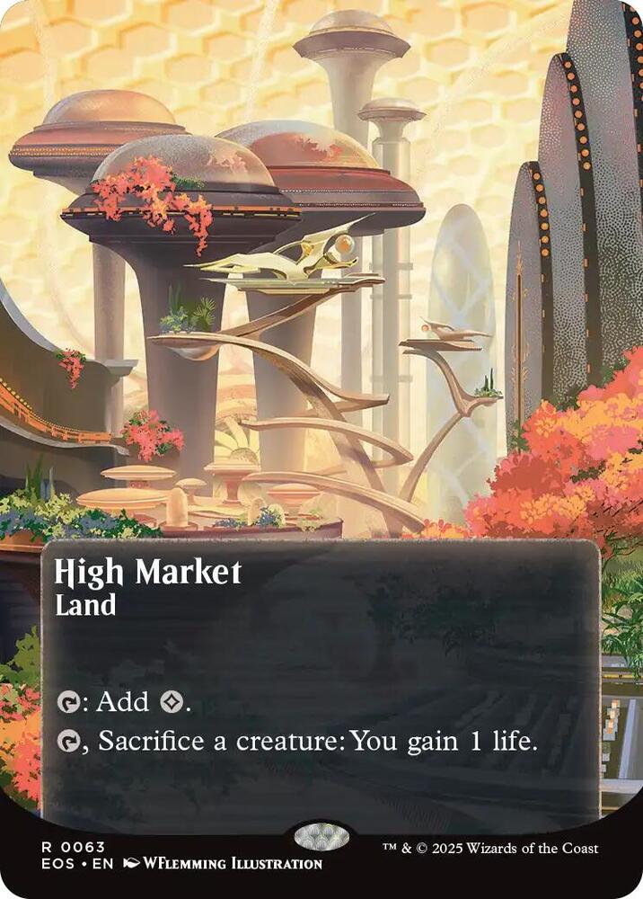 High Market (0063) (Borderless) | Edge of Eternities: Stellar Sights #63