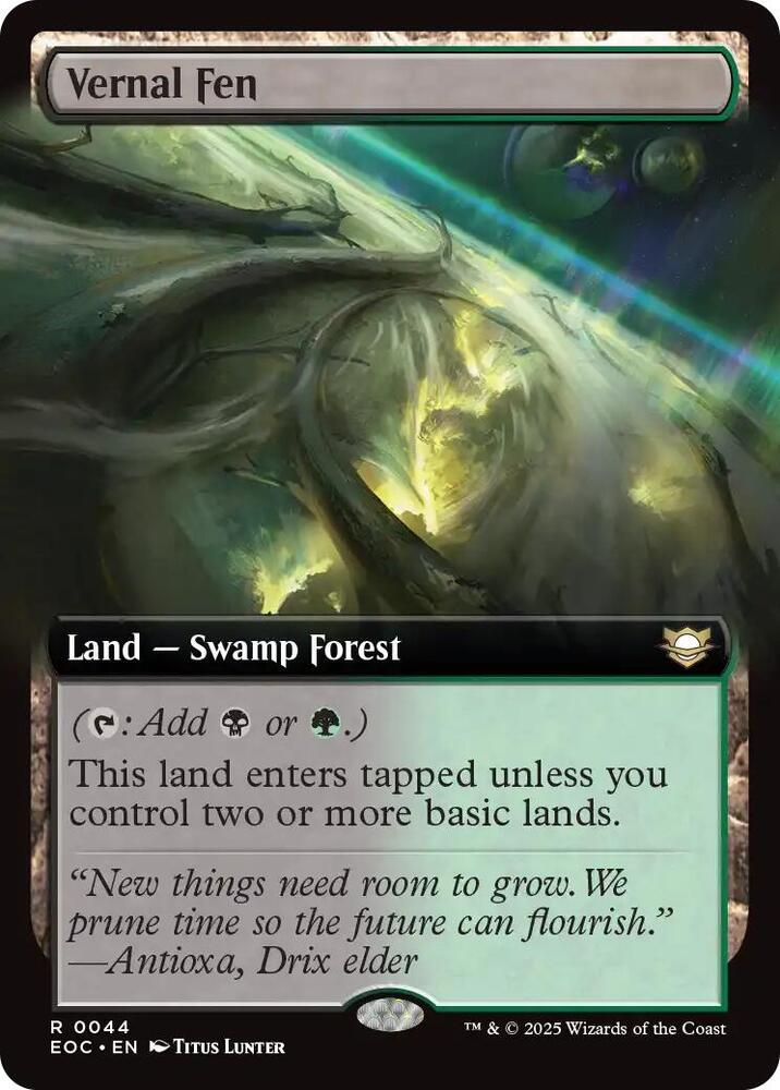 Vernal Fen (Extended Art) | Commander: Edge of Eternities #44