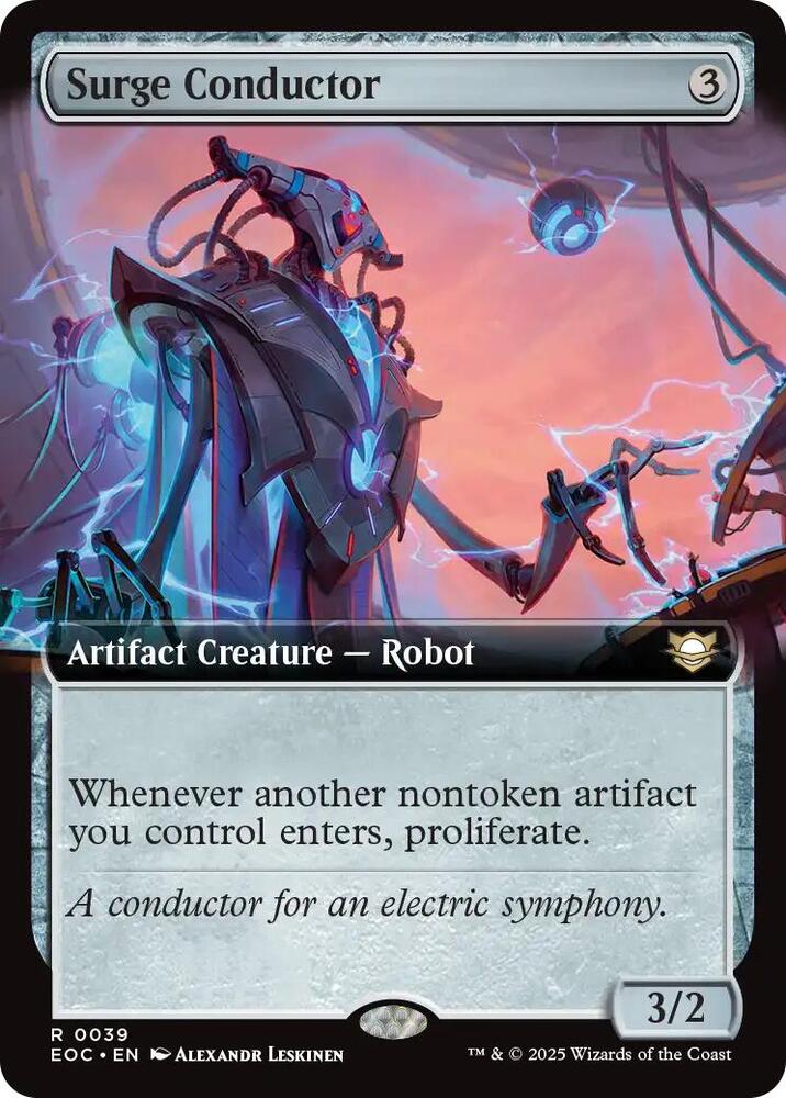 Surge Conductor (Extended Art) | Commander: Edge of Eternities #39