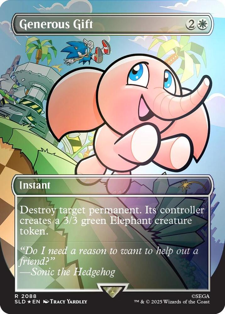 Generous Gift (2088) (Rainbow Foil) | Secret Lair Drop Series #2088