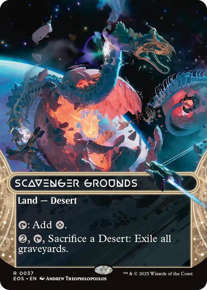 Scavenger Grounds (0037) (Borderless) | Edge of Eternities: Stellar Sights #37