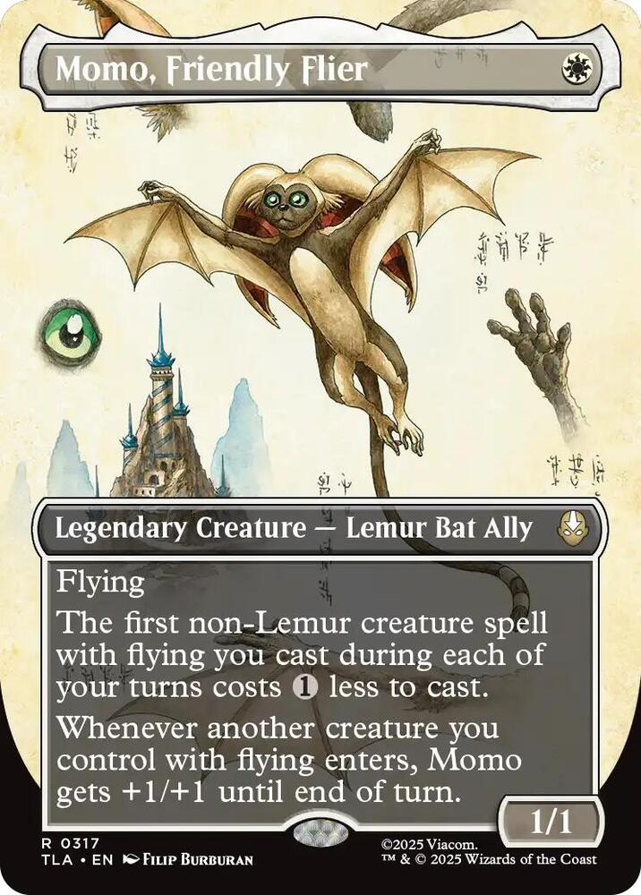 Momo, Friendly Flier (Borderless) | Avatar: The Last Airbender #317