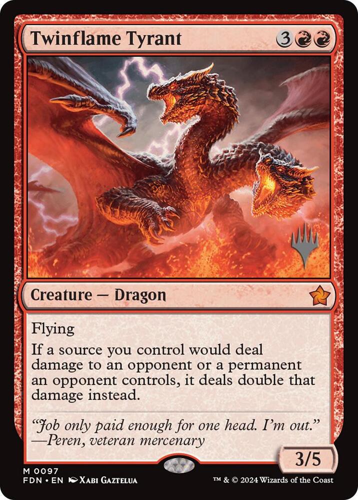Twinflame Tyrant | Promo Pack: Edge of Eternities #97