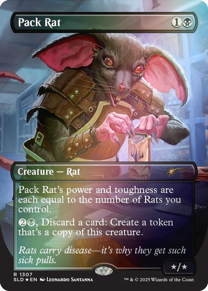 Pack Rat (1307) (Rainbow Foil) | Secret Lair Drop Series #1307