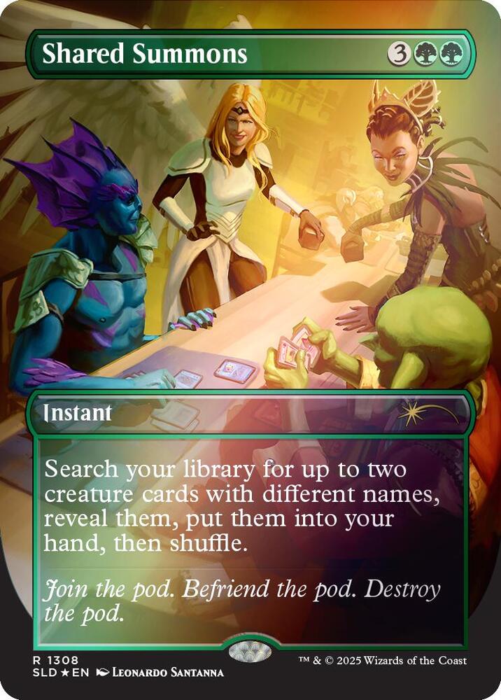 Shared Summons (Rainbow Foil) | Secret Lair Drop Series #1308