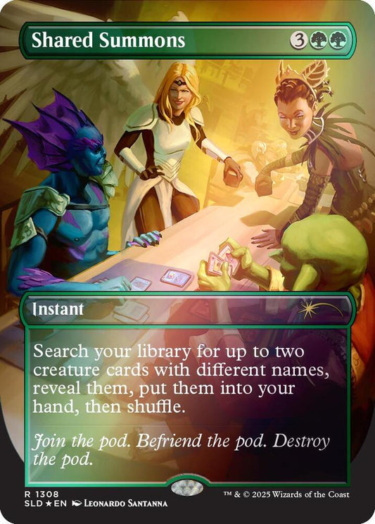 Shared Summons (Rainbow Foil) | Secret Lair Drop Series #1308
