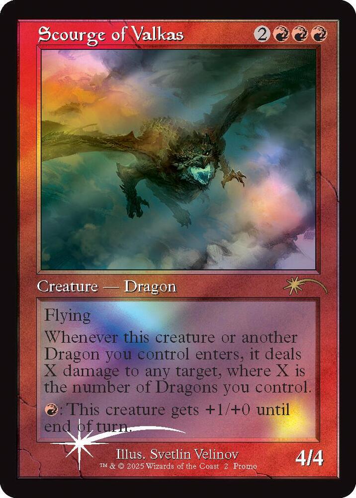 Scourge of Valkas (Retro Frame) | MagicFest Cards #2