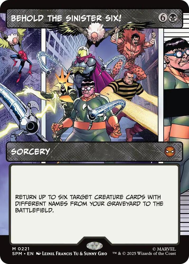 Behold the Sinister Six! (Borderless) | Marvel's Spider-Man #221