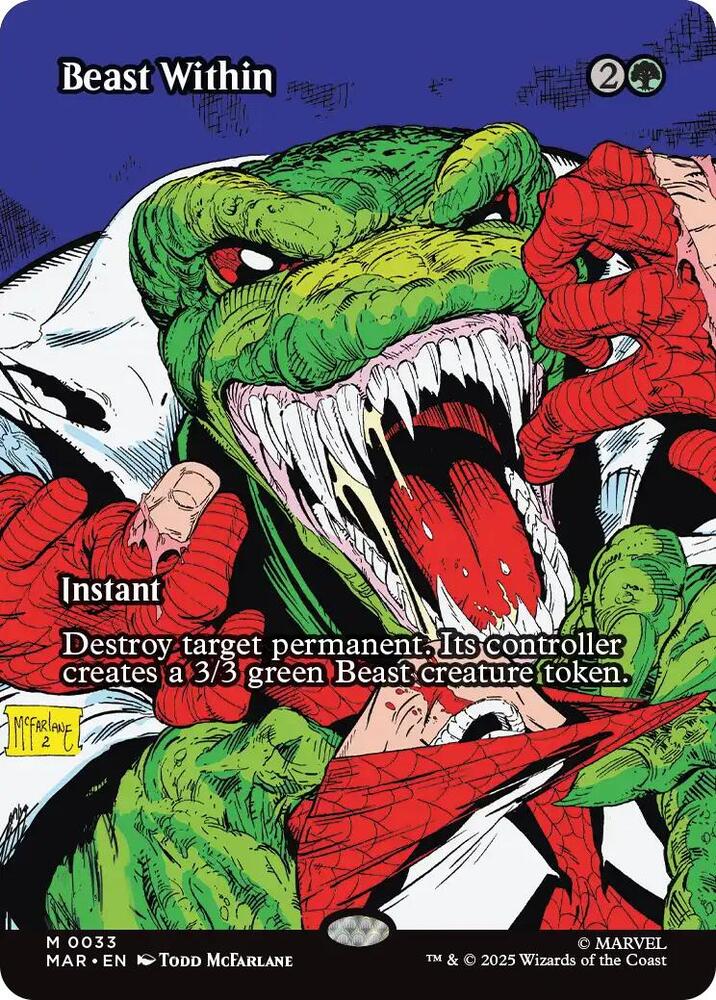 Beast Within (Borderless) | Marvel Universe Eternal-Legal #33