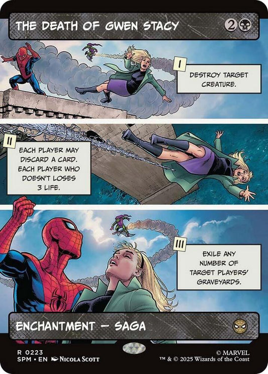 The Death of Gwen Stacy (Borderless) | Marvel's Spider-Man #223