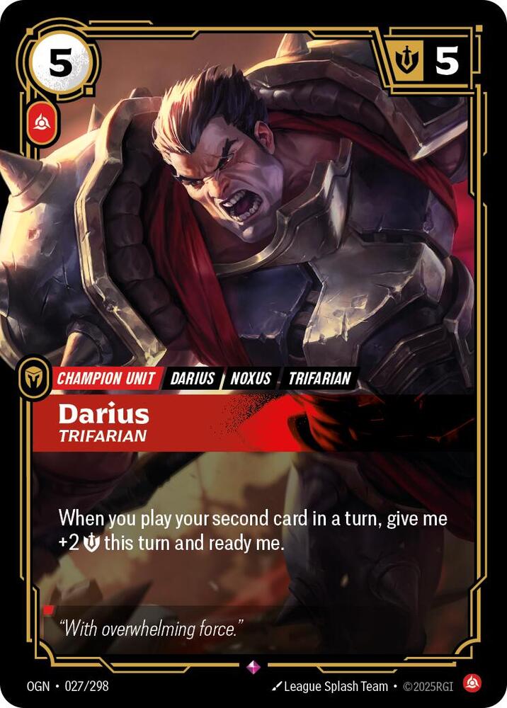 Darius, Trifarian | Origins #027/298