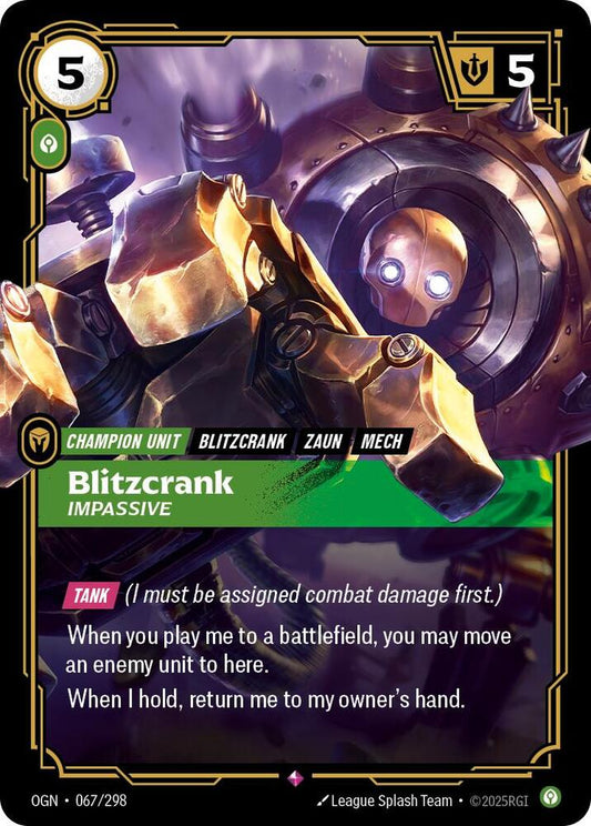 Blitzcrank, Impassive | Origins #067/298