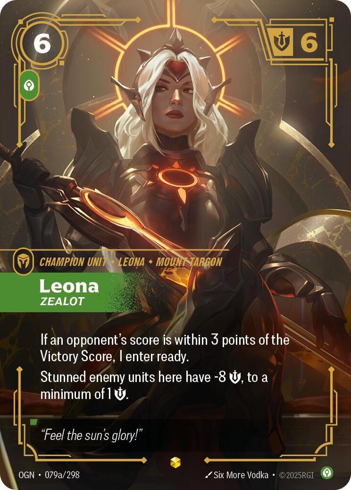 Leona, Zealot (Alternate Art) | Origins #079a/298
