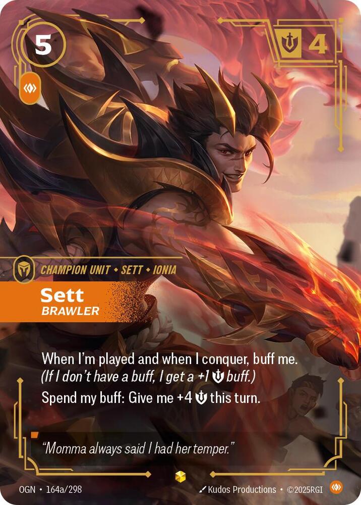 Sett, Brawler (Alternate Art) | Origins #164a/298