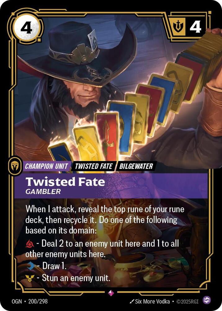 Twisted Fate, Gambler | Origins #200/298