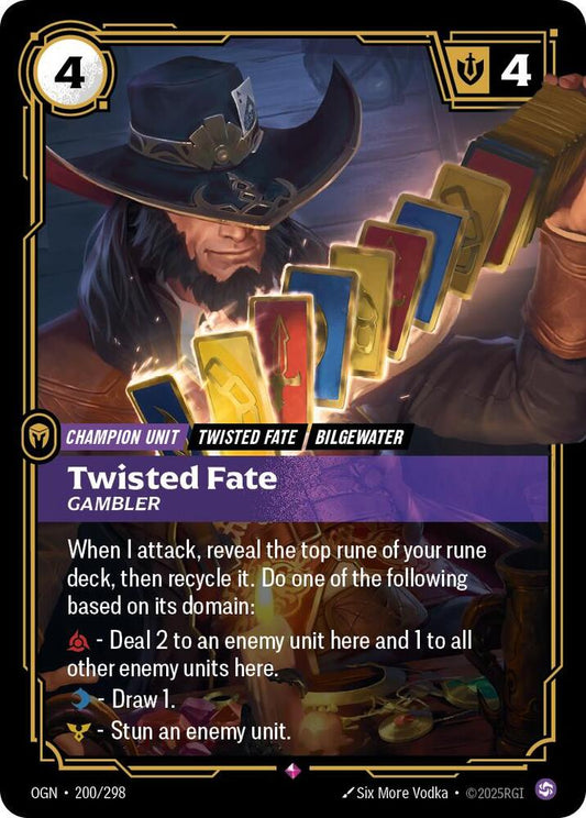 Twisted Fate, Gambler | Origins #200/298