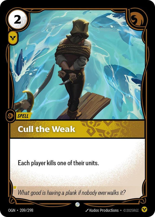 Cull the Weak | Origins #209/298