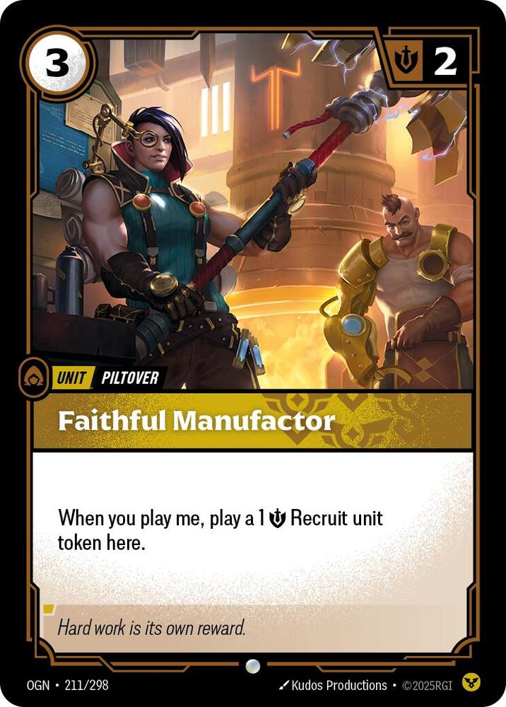 Faithful Manufactor | Origins #211/298
