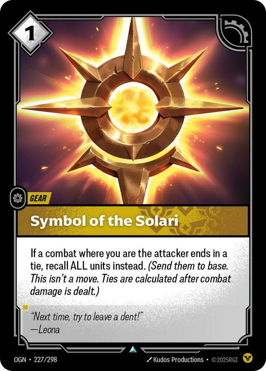 Symbol of the Solari | Origins #227/298