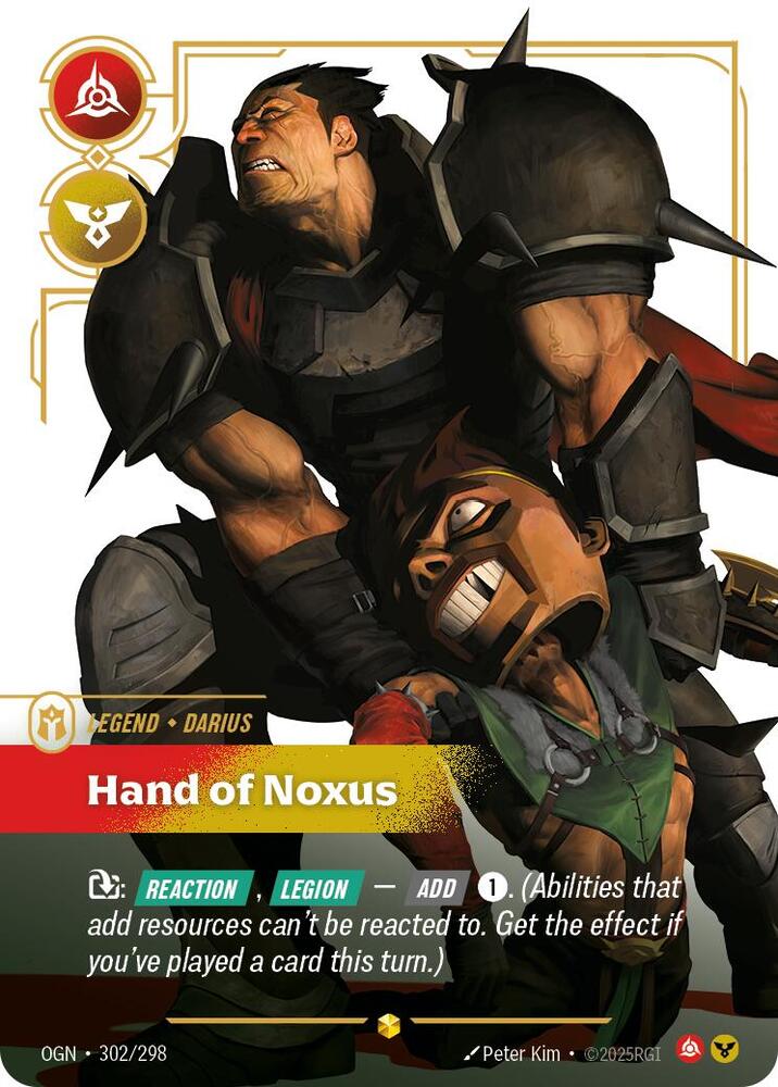 Darius, Hand of Noxus (Overnumbered) | Origins #302/298