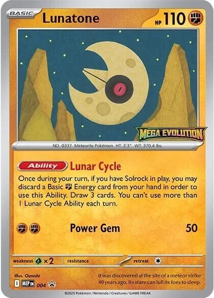 Lunatone - 004 | ME: Mega Evolution Promo #004