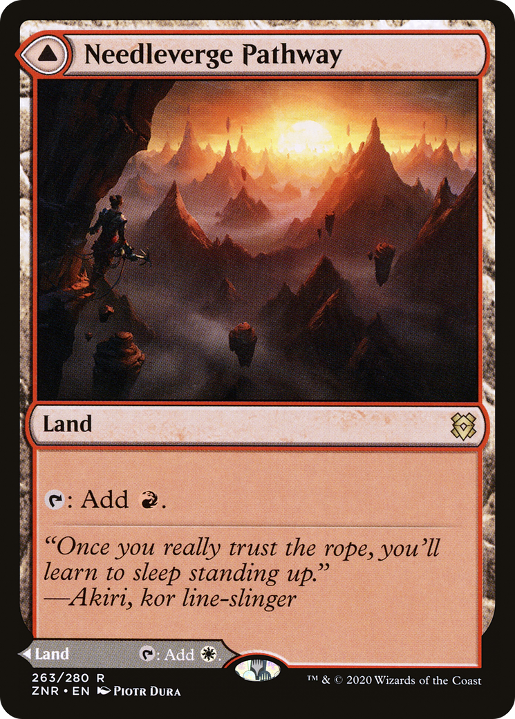 Needleverge Pathway // Pillarverge Pathway | Zendikar Rising #263