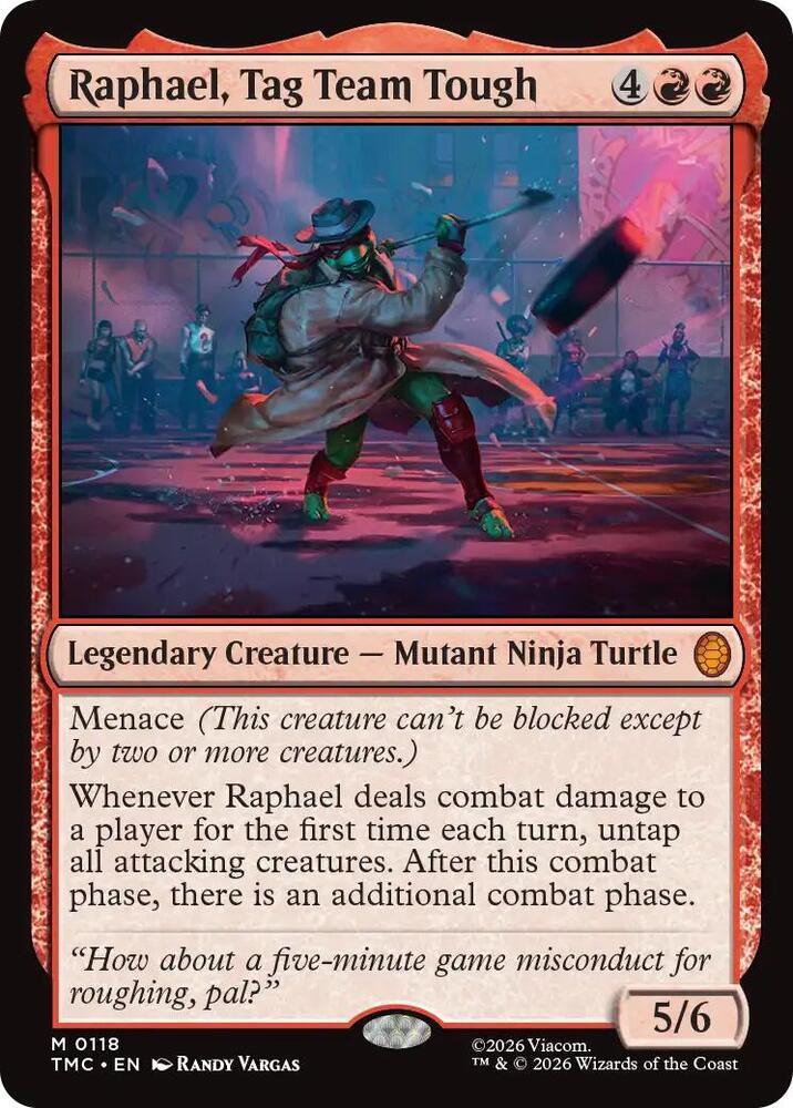 Raphael, Tag Team Tough | Commander: Teenage Mutant Ninja Turtles #118