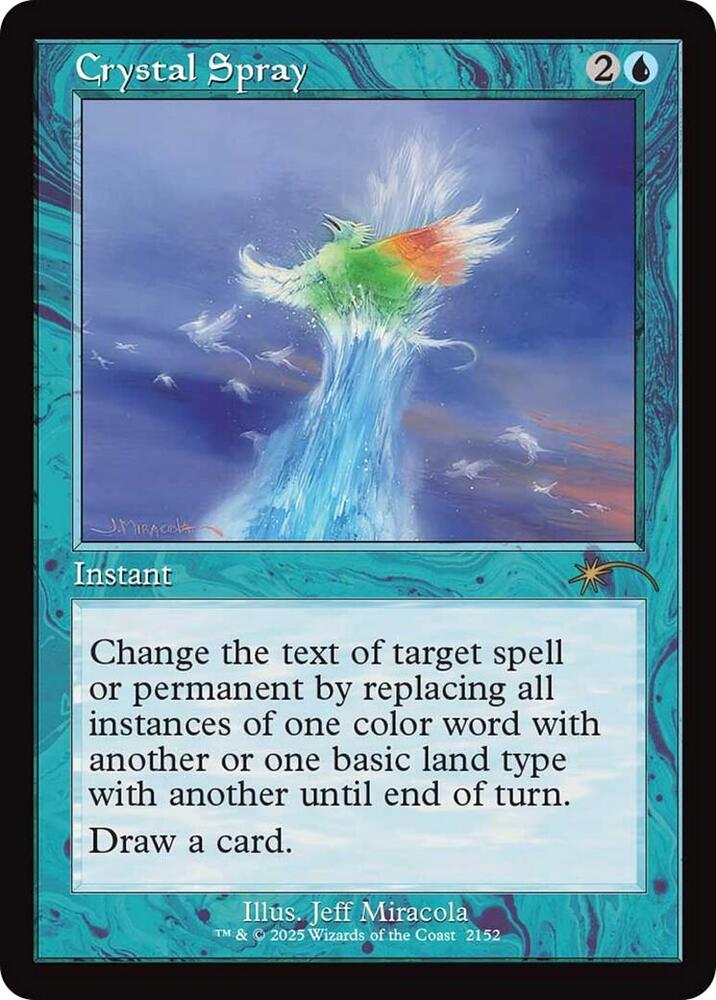 Crystal Spray (Retro Frame) | Secret Lair Drop Series #2152