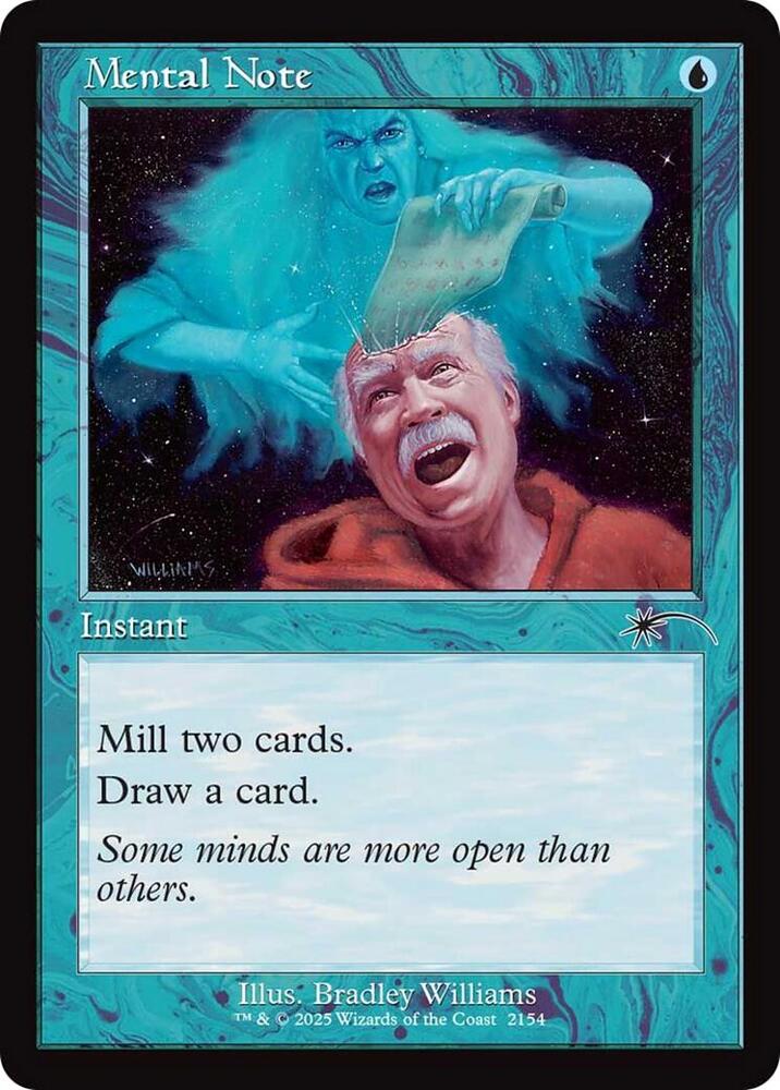 Mental Note (Retro Frame) | Secret Lair Drop Series #2154